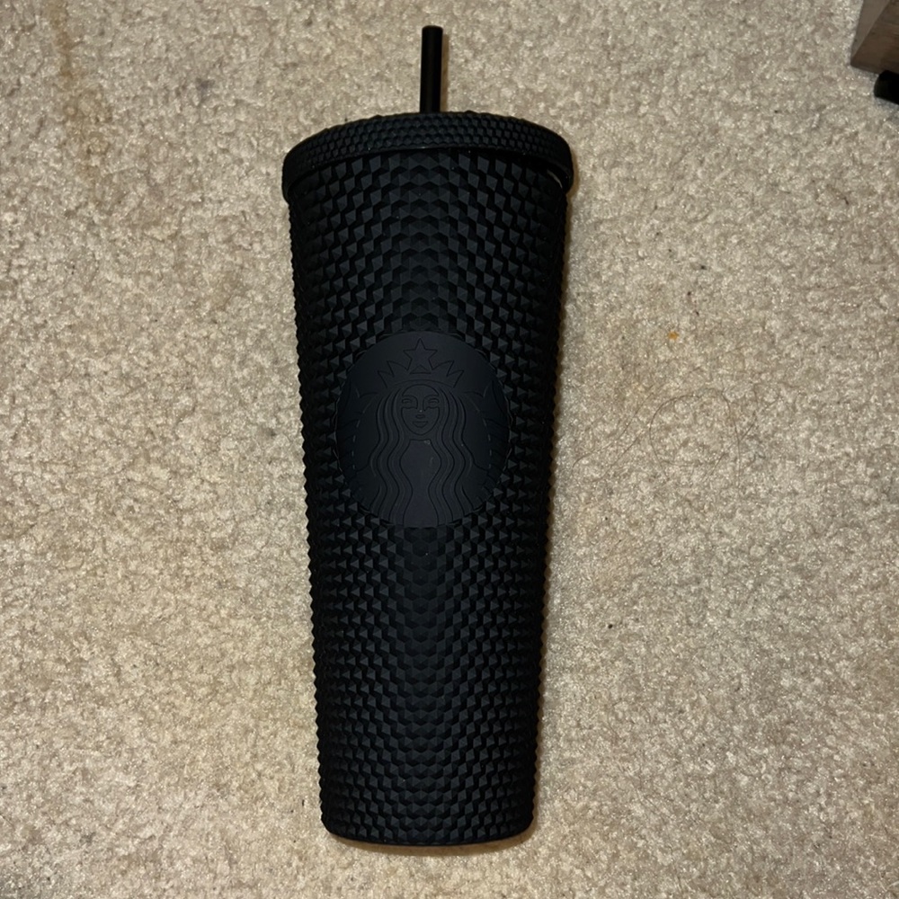 Starbucks 2021 Black Matte Studded Venti Tumbler - 24 oz